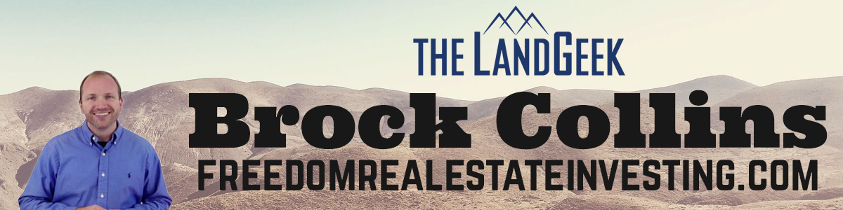 Real Estate Investing Podcast Land Geek with Brock Collins